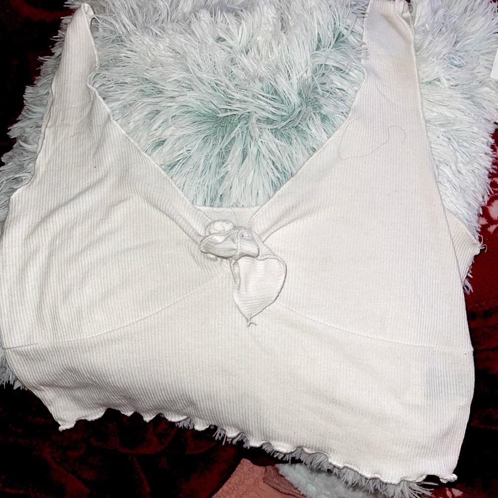 White tank top